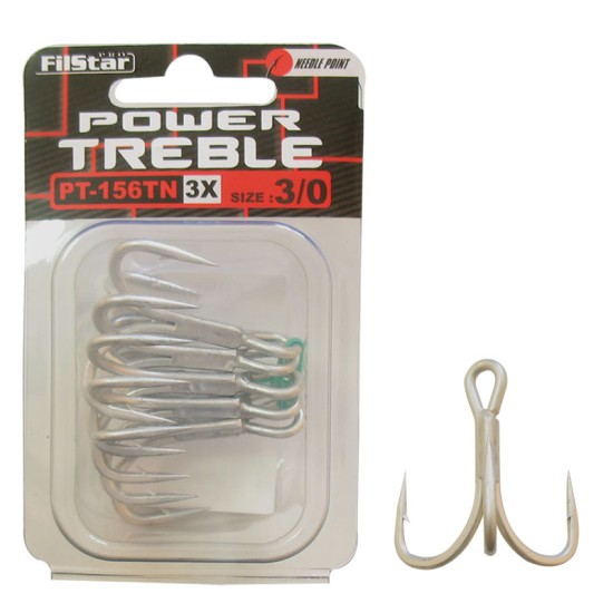 Тройни куки Power Treble 156TN-3X Тройни куки Power Treble 156TN-3X