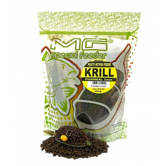 MG PELETE FEEDER KRILL  2MM / 500GR