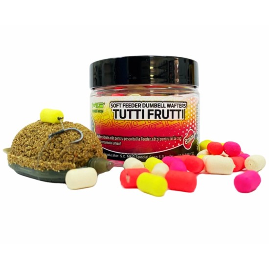Dumbell Wafters Feeder Tutti Frutti 8mm Dumbell Wafters Feeder Tutti Frutti 8mm