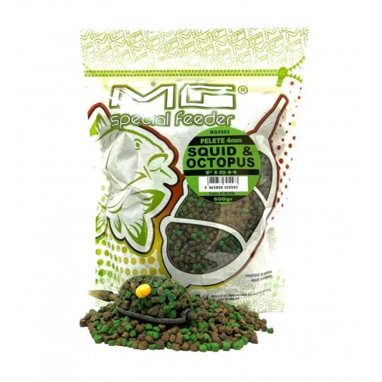 MG Pelete 4mm Squid&Octopus / 500gr MG Pelete 4mm Squid&Octopus / 500gr