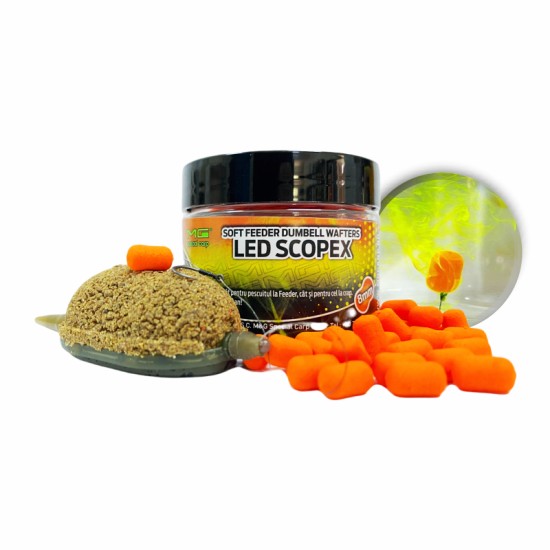 Dumbell Wafters Feeder LED Scopex 8mm Dumbell Wafters Feeder LED Scopex 8mm