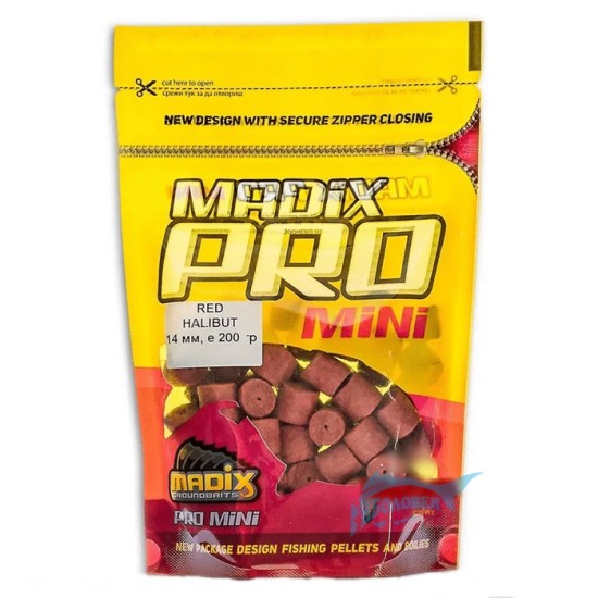 Пелети за стръв Madix Pro - Red Halibut Пелети за стръв Madix Pro - Red Halibut