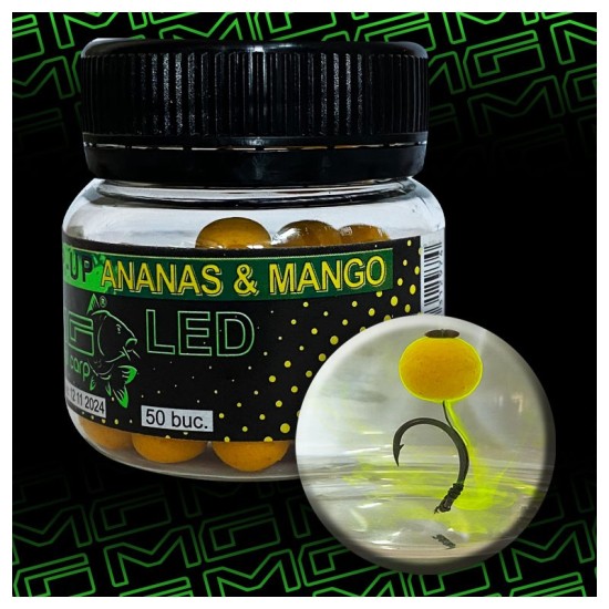 Pop-Up LED Ananas Mango / 8mm Pop-Up LED Ananas Mango / 8mm