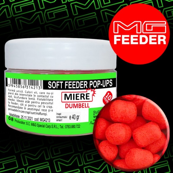 Soft feeder pop-ups Dumbell Miere 10mm