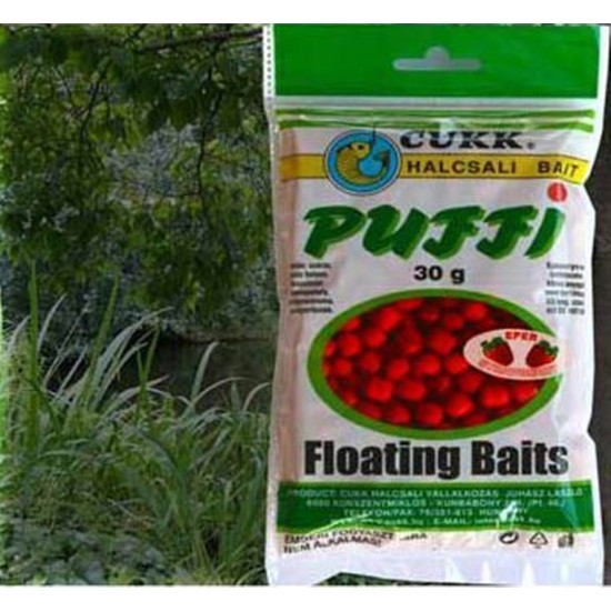 Puffi Cukk Floating Baits / Starwberry Puffi Cukk Floating Baits / Starwberry
